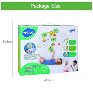 اسباب بازی آویز تخت موزیکال هولی تويز Hola Toys مدل 818 -اسباب بازی